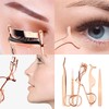 5PCS Eyelash Applicator Tools, False Eyelashes Tools, Curved Eyelash Curler,