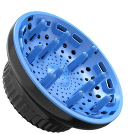 Universal Portable Blow Dryer Diffuser for Curly and Natural Wavy Hair, Hair Dryer Diffuser for Curly and Natural Wavy Hair (Black&Blue)