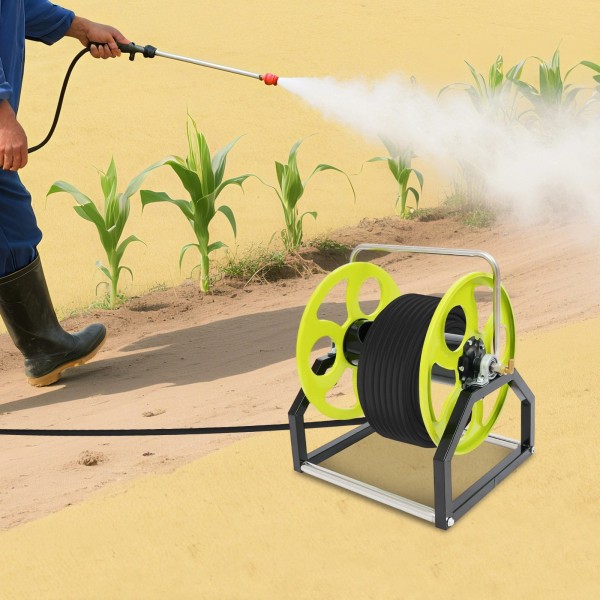 Unbranded 180 ° Rotation Hose Reel Garden Hose Holder 100m/328.1ft