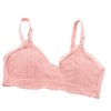 Women's Nursing Bra Front Closure Removable Padded Lace Patterns Breastfeeding
