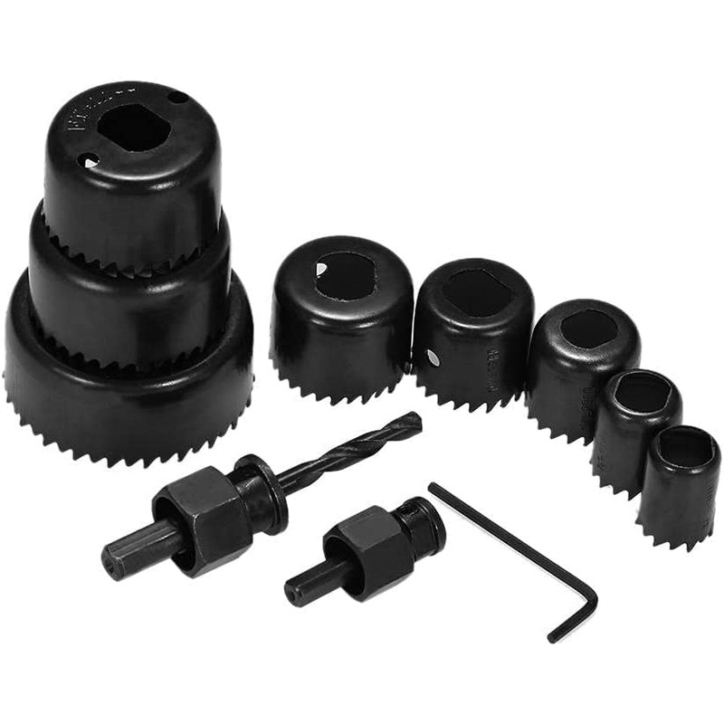 NEW 16PC HOLESAW SET CUTTING KIT 19-127MM WOOD METAL ALLOYS