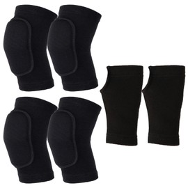 VEHYEGOI 2 Pieces Of Knee Pads And 1 Pair Of Wrist Pads, Breathable Wrist Pads, Elastic Knee Pads, Sports Fitness Equipment, Sports Protective Equipment
