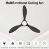 ocioc 42 inch Ceiling Fans with Lights and Remote, Dimmable