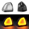 autboom Amber LED Side Mirror Turn Signal Lights Compatible with
