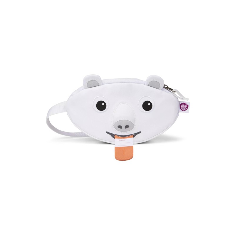 Affenzahn Bum Bag for Children in Nursery, Polar Bear -