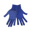 EXTOL CRAFT Polyester Gloves with PVC Dots on Palm Size