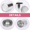 6PCS Metal Paint Cans with Lids Empty Paint Cans Unlined