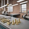 PrecisionGeek BRASS M5 x 10mm Flat Knurled Thumb Screws (Set