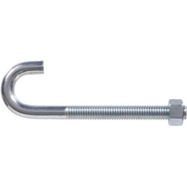 Hardware Essentials J-Bolt with Hex Nut (1/2"-13 X 6")