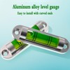 Aluminum alloy high-precision 180 degree adjustable level ruler, small level
