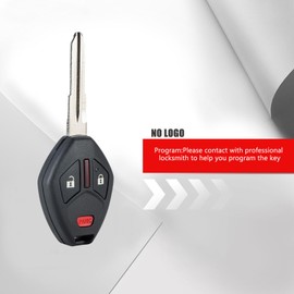 BestKeys Keyless Entry Remote Key Fob Replacement for Mitsubishi 2011-2014 I-MeiV FCC ID:OUCG8D-625M-A 315mhz (2)