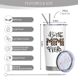 Pewuvos Mimi Gifts, Mimi Gifts for Grandma, Gifts for Mimi from Grandkids, Best Mimi Ever Gifts, Cute MImi Gifts for Her, Mimi Birthday Gifts, Funny MImi Gifts Ideas 20 oz Tumbler