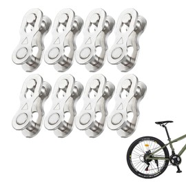 OUDQFCJ 8 Paare Fahrradkettenglied Kettenschloss Fahrrad Fahrradkette Magie-Gelenk-Verbindungsstück Fahrradzubehör