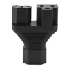 IEC320 C14 to C13 and 5‑15R Power Adapter Male to