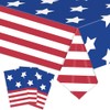 3pcs 4th of July Tablecloth - Patriotic American Flag Table