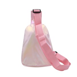 AMPOSSTO Kids Crossbody Shoulder Bag Cute Rabbit Sling Bag for Girls Boys Small Chest Bag Pink