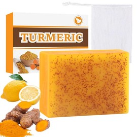 Miaofutong Turmeric & Kojic Acid Cleansing Soap: Daily Skincare Essential for Men and Women, Moisturizing and Brightening for All Skin Types - Specification: 1pcs