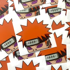 KAMUI COLORS PAIN REFLECTIVE ANIME PEEKER STICKER NARUTO SHIPPUDEN AKATSUKI CAR STICKER