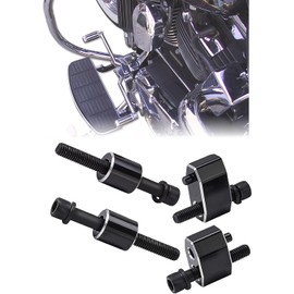 1" Street Glide Driver FloorBoard Outward Extension Spacer Kit Floorboard Extenders Kit Compatible with 2009-2023 Harley Touring Road King Electra Glide Road Glide 2009-2013 FL Trikes