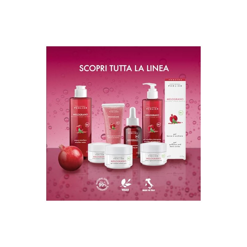 Gel facial de sorbete matificante de granada