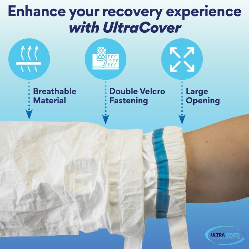 UltraCover Waterproof Arm Cast Cover for Shower, Cast Shower Bag
