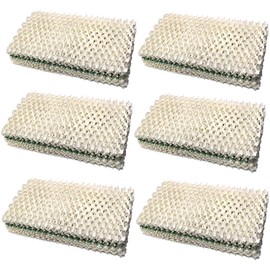 HQRP Wick Filter (6-Pack) Compatible with Emerson HD1205 HD12050 HD1211 HD12110 HD12111 HD2412 HD24120 HD24121 MoistAIR Humidifier