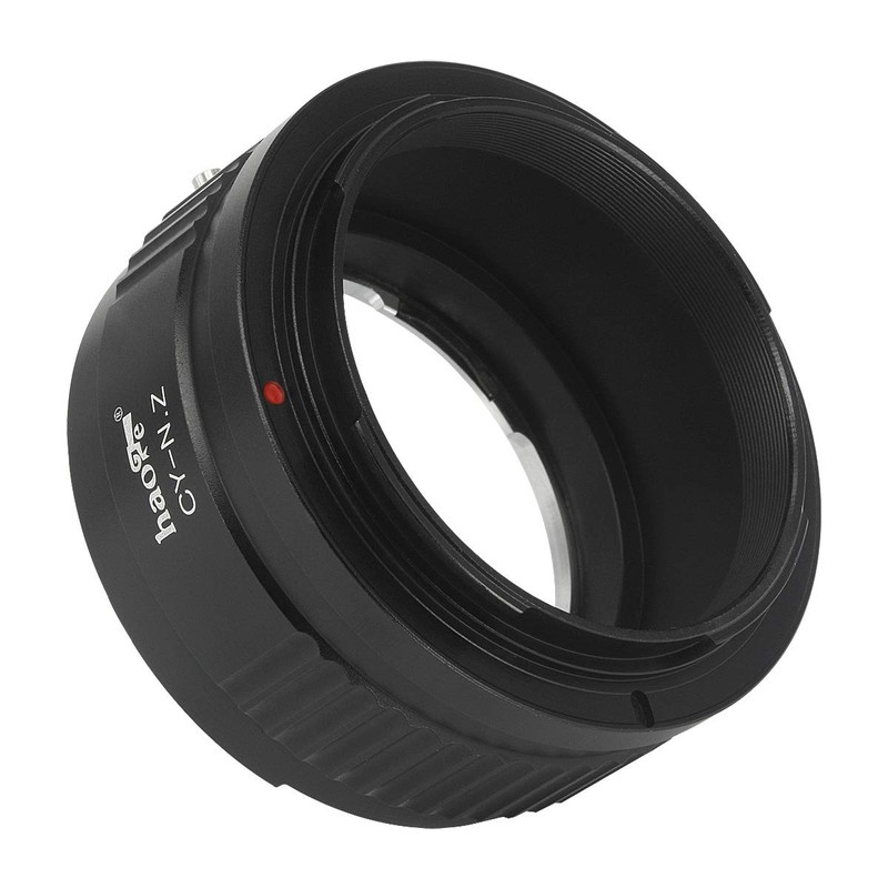 Haoge Manual Lens Mount Adapter for Contax/Yashica C/Y CY Mount