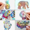 10 Sheets A4 Holographic Sticker Paper Printable Vinyl Quick Dry