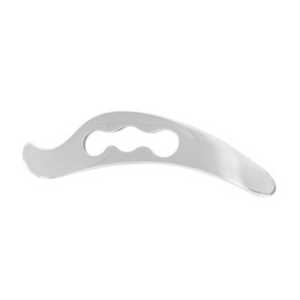 Baluue Stainless Steel Scraping Board Facial Tools Scraper Tool Massage Metal Gua Sha Tool Guasha Tool for Face Muscle Scraping Tissue Gua Sha Tool Gua Sha Tools Face Scraper Tool Silver