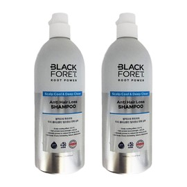Blackforet Root Power Scalp Cool & Deep Clean Hair Loss Relief Shampoo 1050ml Large Capacity 2pcs / 블랙포레 루트파워 두피 쿨앤딥클린 탈모완화 샴푸 1050ml 대용량 2개