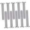 CAXUSD Stainless Steel Tv Mount Screws M8x45mm Pan Head Screws