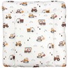 TupTam Baby Changing Mat with Cotton Cover Patterned Construction Vehicles