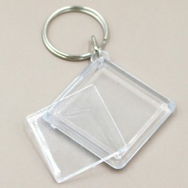 Photocard ID Photo Pet Photo Photo Storage Mini Frame Keyring Keychain Key Holder Transparent Acrylic O-ring Holder / 포카 증사 반려견 사진 포토 보관 미니 액자 키링 열쇠고리 키홀더 투명 아크릴 오링 홀더