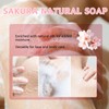 Sakura Soap, Facial Cleansing Soap, Sakura Face Soap Bar, Sakura