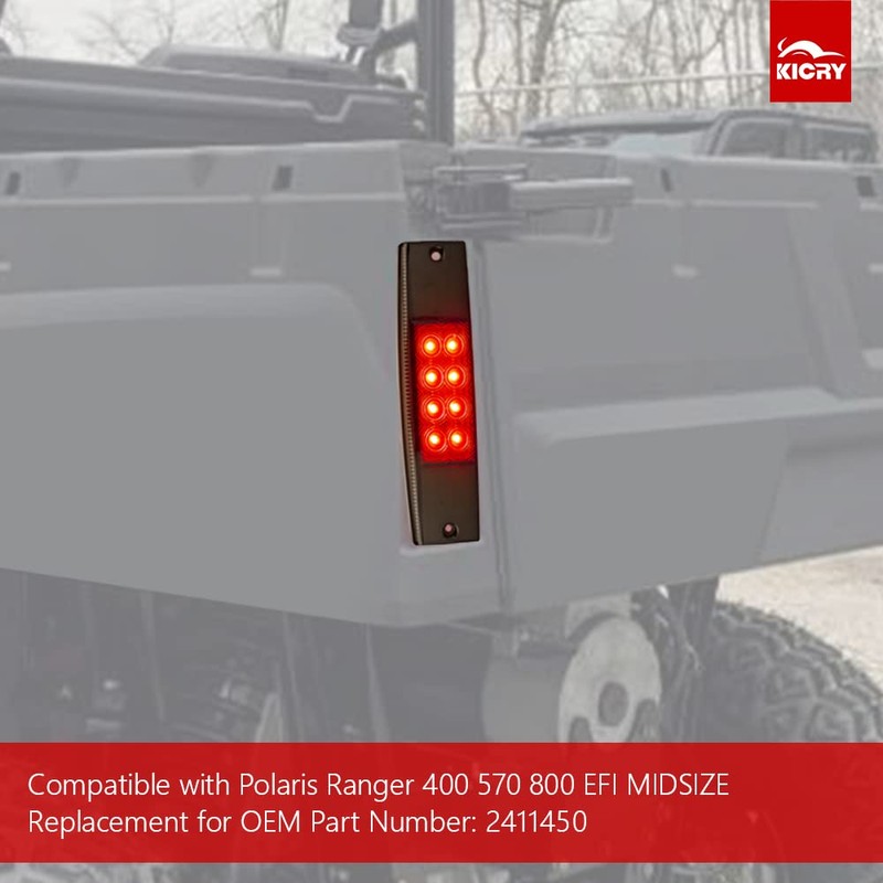 KICRY Ranger Rear Tail Light Compatible with Polaris Ranger 400