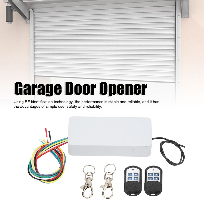 433Mhz Garage Door Opener Wireless Remote Control Switch for Electric