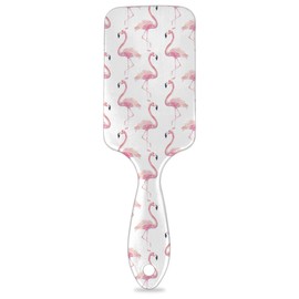 Kids Detangler Hair Brush Hairbrush for Boys Girls, Flamingo Detangling Brush Smooth for Wet Dry Thin Long Curly Hair, Glide Through Tangles with Ease and Massage Scalp