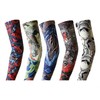 High-Quality Tattoo Cool Arm Sleeves for Summer Driving - UV Protection & Comfortable Sun Protection Datool Cool Blue Dragon/2XL