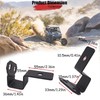 TUOMAICN UTV A-Pillar LED Spotlight Work Light mounting Bracket(2pcs),Compatible with
