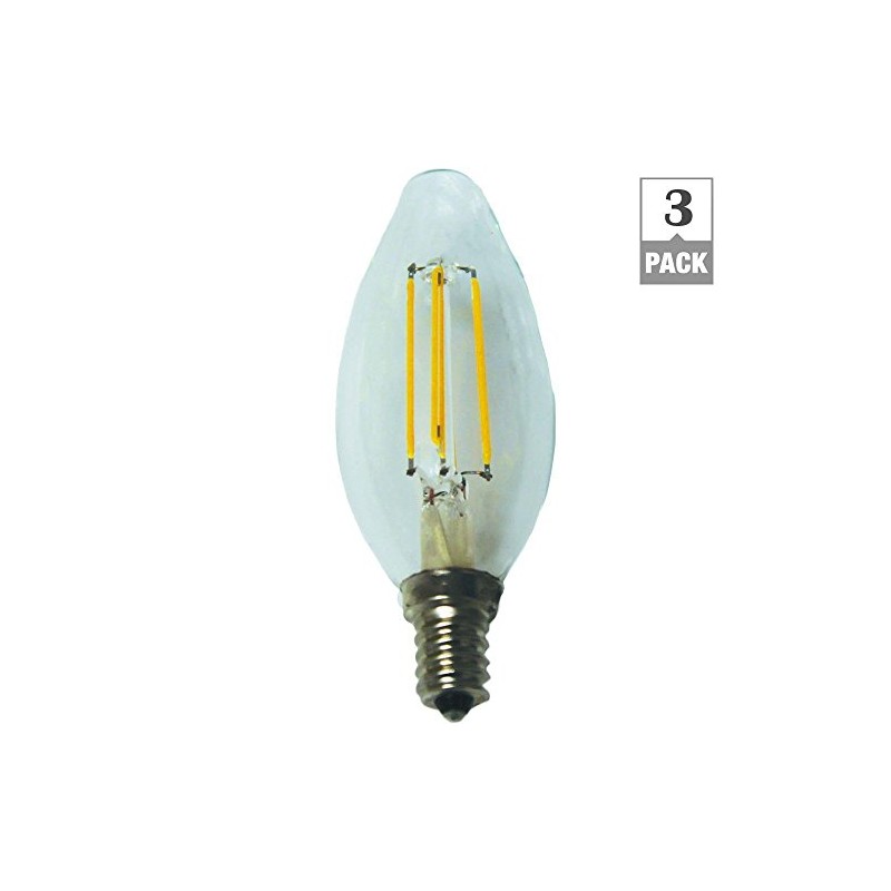 Ecosmart 40W Equivalent Soft White B11 Dimmable Filament LED Light