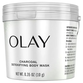 Olay Charcoal Detoxifying Body Scrub for Women, 0.35 oz
