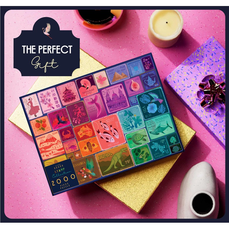Elena Essex 1000 Piece Jigsaw Puzzles for Adults - Stamp