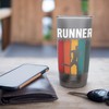 Runner Retro Running Jogging Workout Marathon Sprinter Stainless Steel Insulated