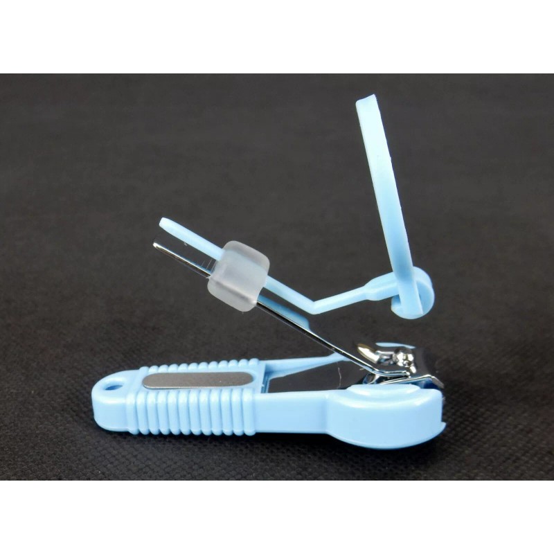 Bandwagon Nail Clipper w/Magnifier, Built In File, Catch Tray, Babies,