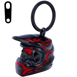 TEWAFOS Motorcycle for Bell - Bicycle Bells for Men, Stainless Steel bring good luck and peace motorcycle bell (red)