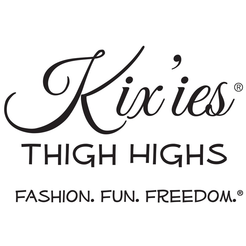 Kix'Ies Thigh Highs Elle Thigh Highs Black Size D