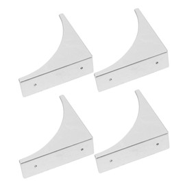 Artibetter Pack of 4 L-shaped metal corner protectors for furniture, corner protectors for furniture, corner protection, furniture, bronze, child