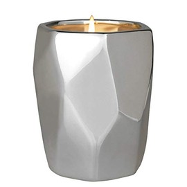 LA JOLIE MUSE Pine Birchwood Scented Candle, Candles for Home Scented, Natural Soy Candle, 80 Hours Long Burning, Ceramic Jar Candle Gift, Sliver Birch, 10 Oz