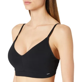 Skiny Women's Bustier Removable Pads Padded Bra, black