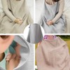 Changyeah Muslin Nursing Cover,A Light Gray Item Item Breastfeeding Cover